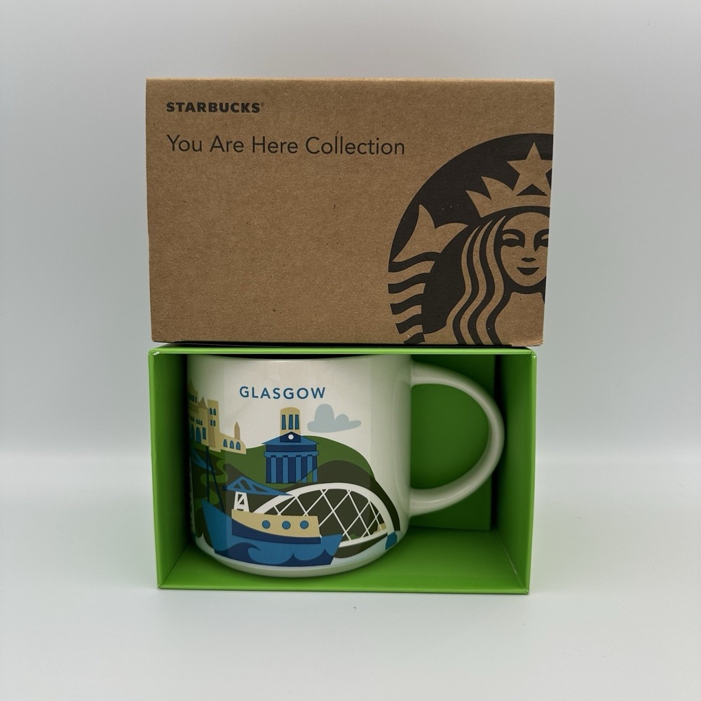 Starbucks Mug GLASGOW Scotland UK You Are Here YAH‎ Collection Coffee Cup